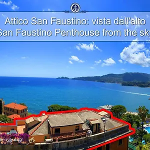 Attico San Faustino 165 Mq 110 Mq Di Terrazza- In 700 ,vista Mare Strepitosa-100 M Dalla Spiaggia-parking Esclusivo-sky,netflix , Rapallo Italie